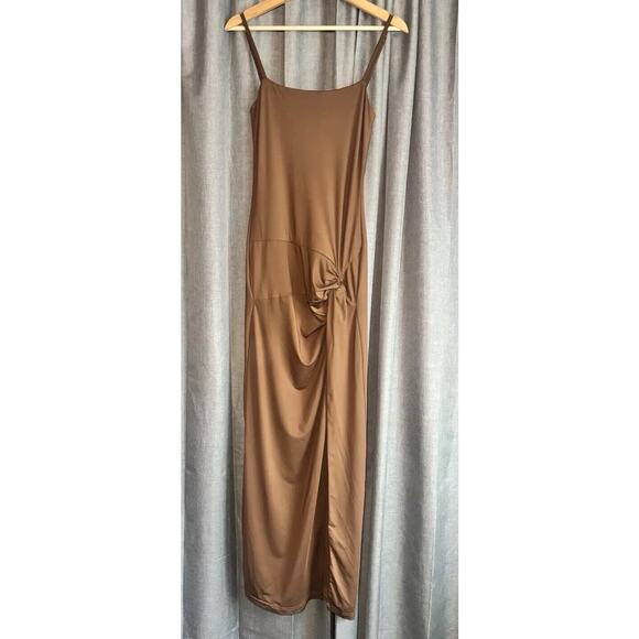 Beginning Boutique NWT Jacinta Brown Maxi Dress size 4 - Picture 9 of 16